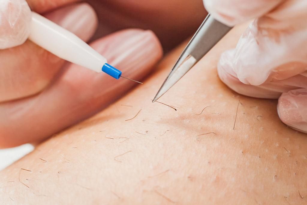 geste précis sur le visage
